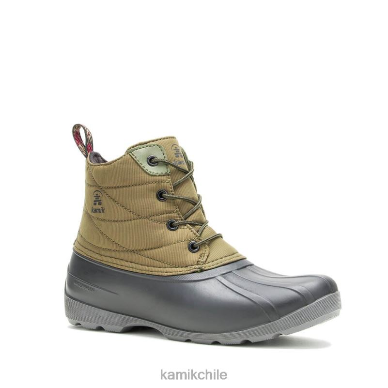 oliva oscuro botas de lluvia RJT4Z14 Kamik mujer simona sustantivo, femenino—