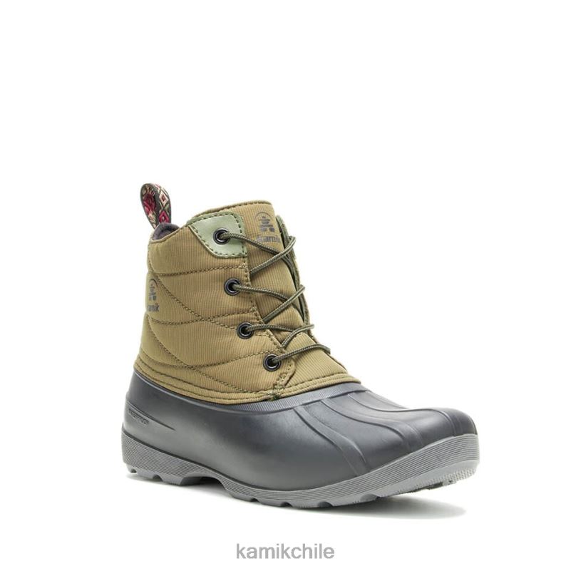 oliva oscuro botas de lluvia RJT4Z14 Kamik mujer simona sustantivo, femenino—