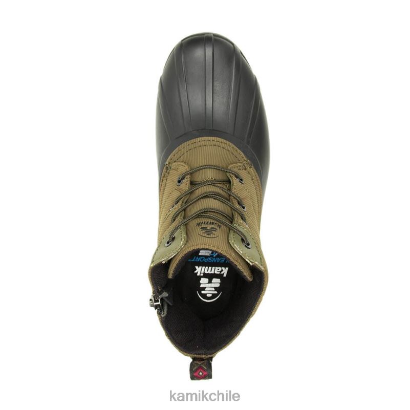 oliva oscuro botas de lluvia RJT4Z14 Kamik mujer simona sustantivo, femenino—
