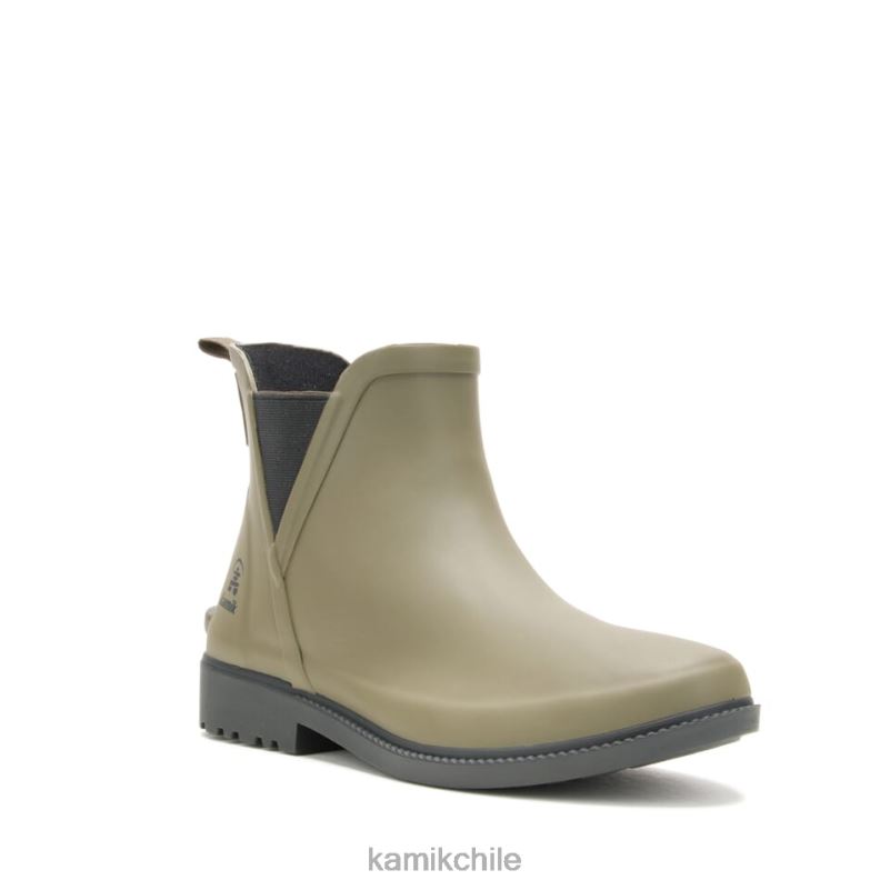 oliva oscuro botas de lluvia RJT4Z19 Kamik mujer chloe lo