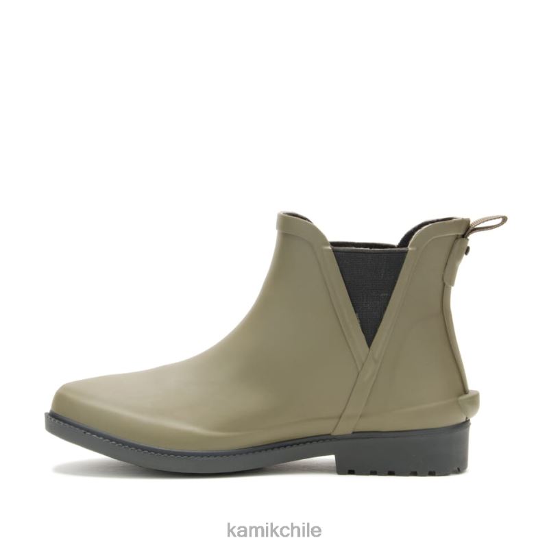 oliva oscuro botas de lluvia RJT4Z19 Kamik mujer chloe lo