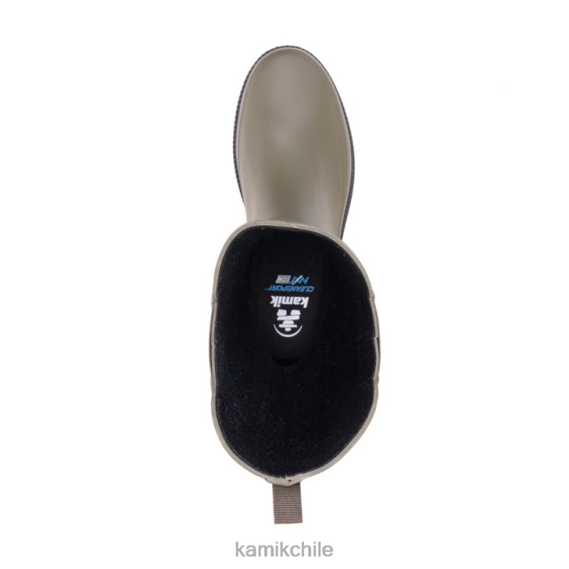 oliva oscuro botas de lluvia RJT4Z28 Kamik mujer cloé