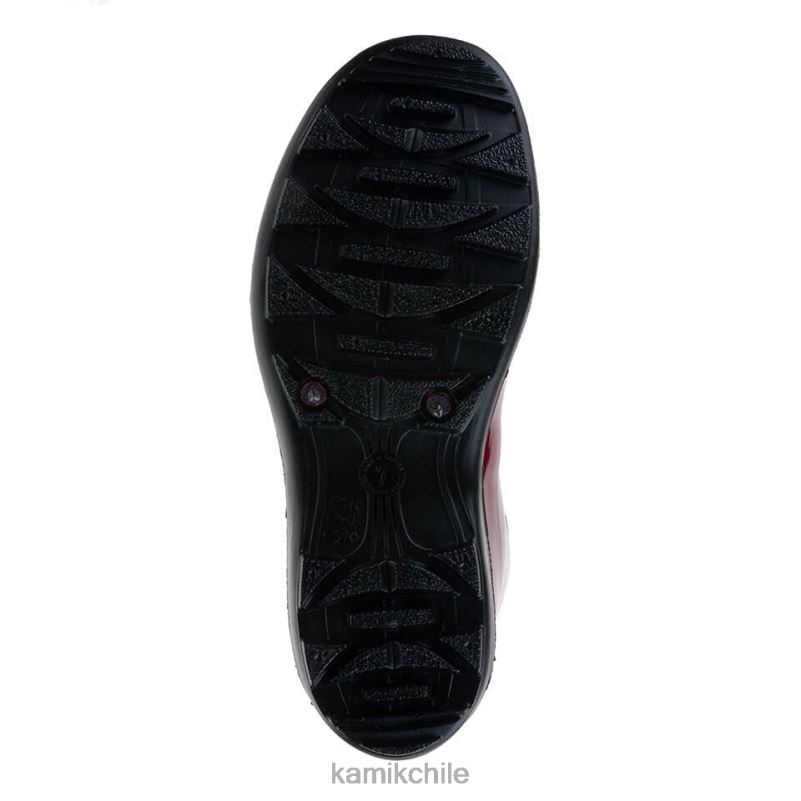 rojo botas de lluvia RJT4Z33 Kamik mujer heidy