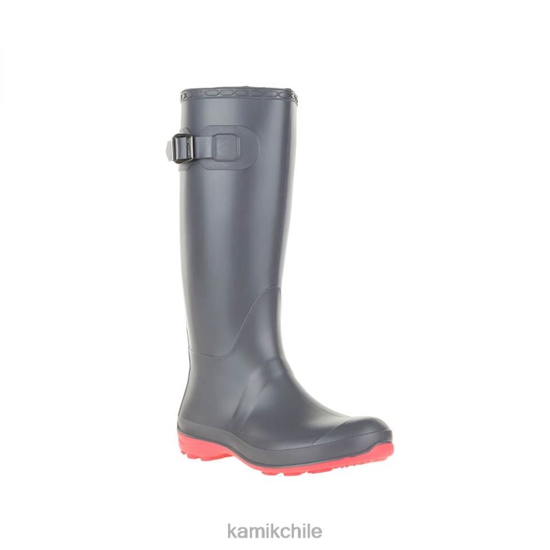 rojo carbón botas de lluvia RJT4Z40 Kamik mujer olivia