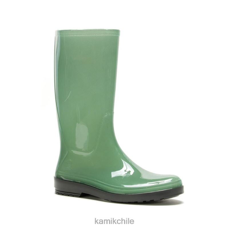 verde botas de lluvia RJT4Z3 Kamik mujer heidy 2