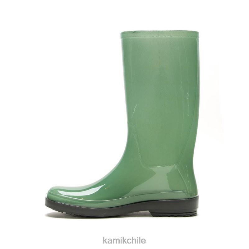 verde botas de lluvia RJT4Z3 Kamik mujer heidy 2