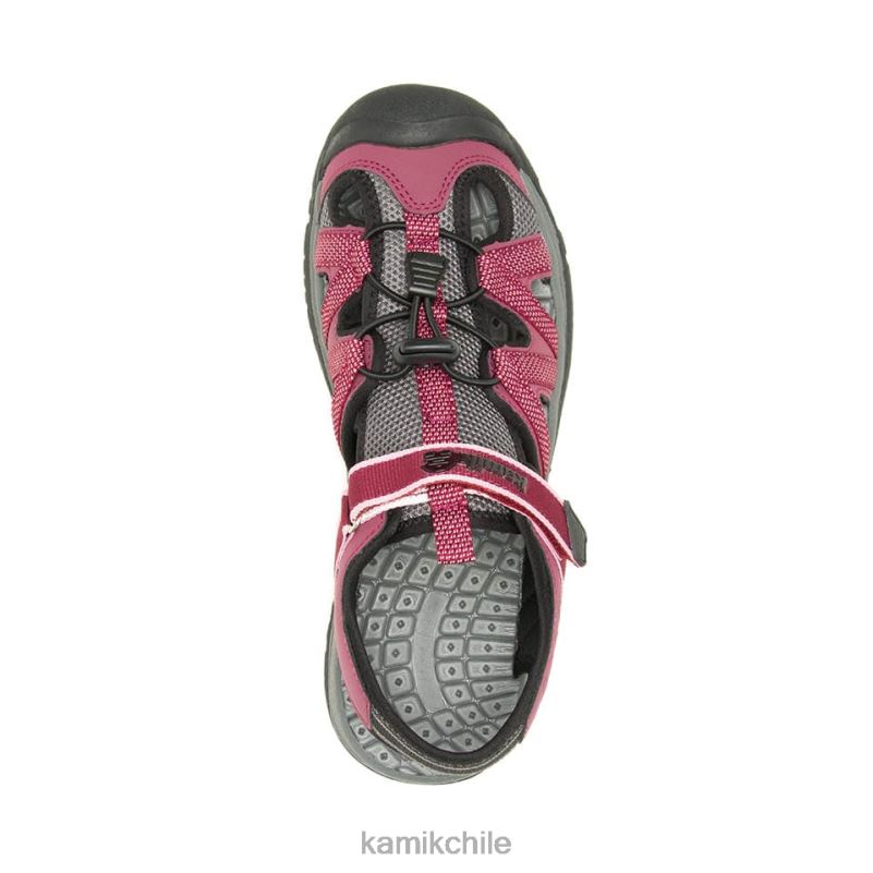 borgoña sandalias RJT4Z51 Kamik mujer isleño 2