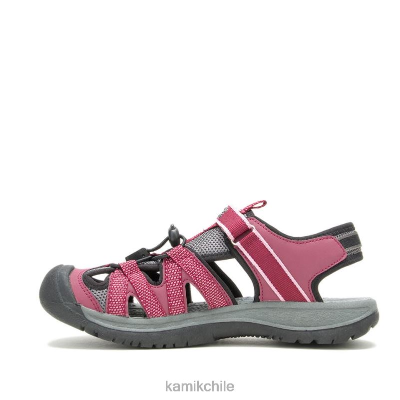borgoña sandalias RJT4Z51 Kamik mujer isleño 2