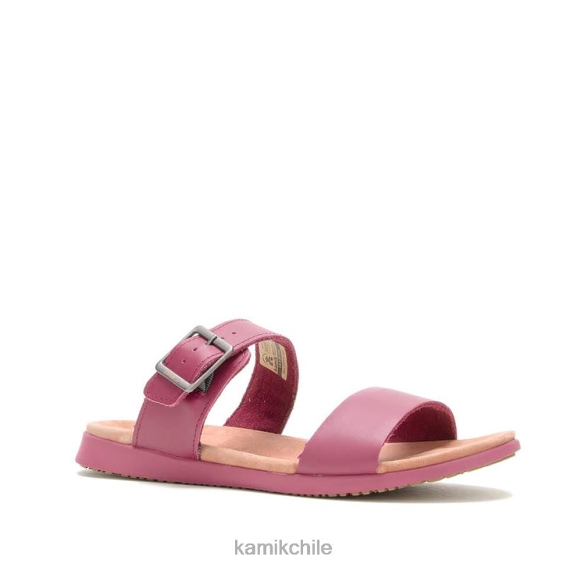 burdeos claro sandalias RJT4Z49 Kamik mujer diapositiva cara