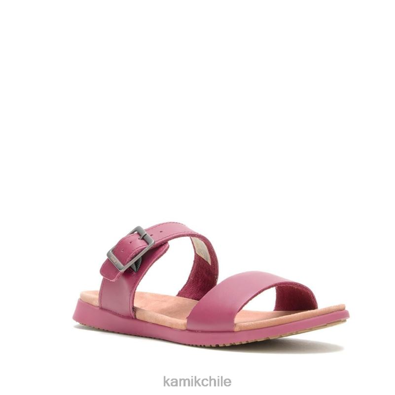 burdeos claro sandalias RJT4Z49 Kamik mujer diapositiva cara