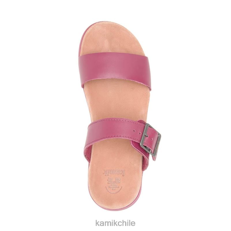 burdeos claro sandalias RJT4Z49 Kamik mujer diapositiva cara