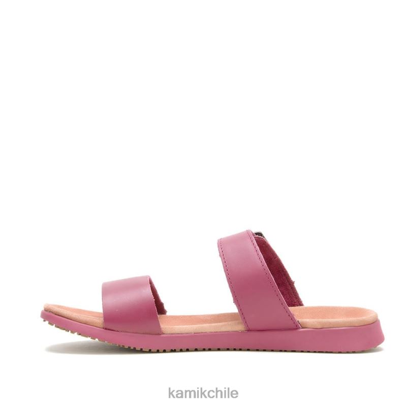 burdeos claro sandalias RJT4Z49 Kamik mujer diapositiva cara
