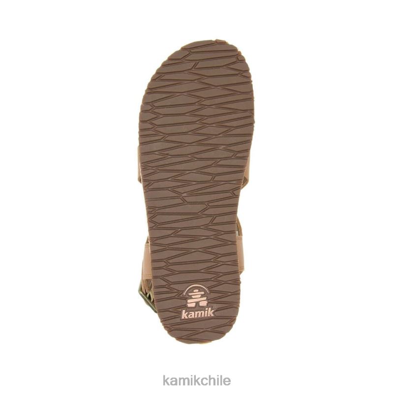 marrón claro sandalias RJT4Z57 Kamik mujer cruz sadie