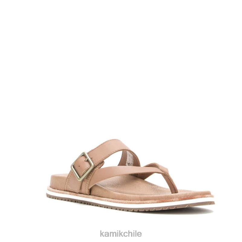 marrón claro sandalias RJT4Z60 Kamik mujer sadie flipar