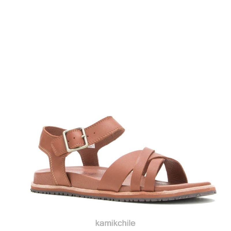 marron oscuro sandalias RJT4Z54 Kamik mujer sadie