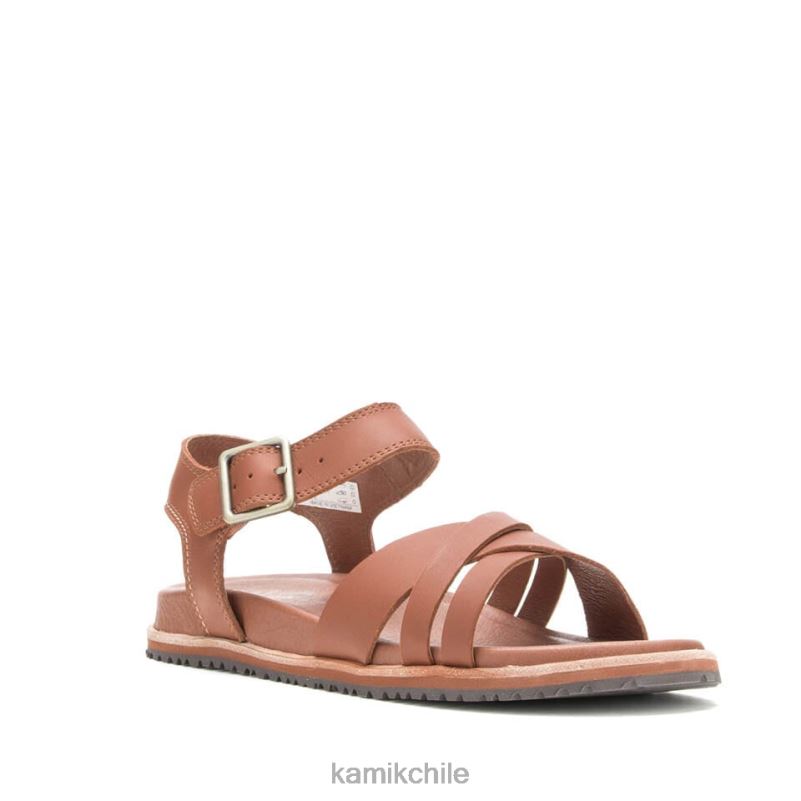 marron oscuro sandalias RJT4Z54 Kamik mujer sadie