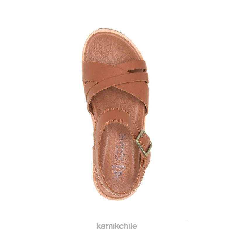 marron oscuro sandalias RJT4Z54 Kamik mujer sadie