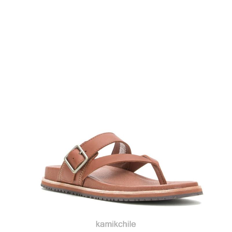 marron oscuro sandalias RJT4Z59 Kamik mujer sadie flipar