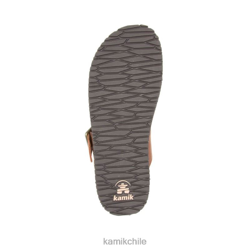 marron oscuro sandalias RJT4Z59 Kamik mujer sadie flipar