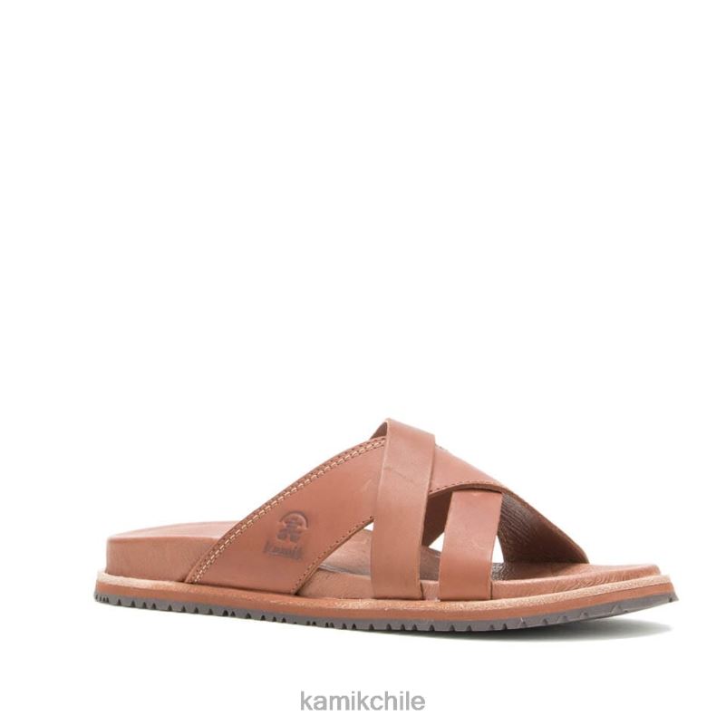 marron oscuro sandalias RJT4Z62 Kamik mujer diapositiva sadie