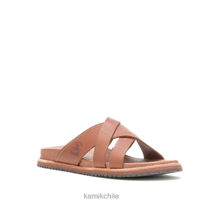 marron oscuro sandalias RJT4Z62 Kamik mujer diapositiva sadie
