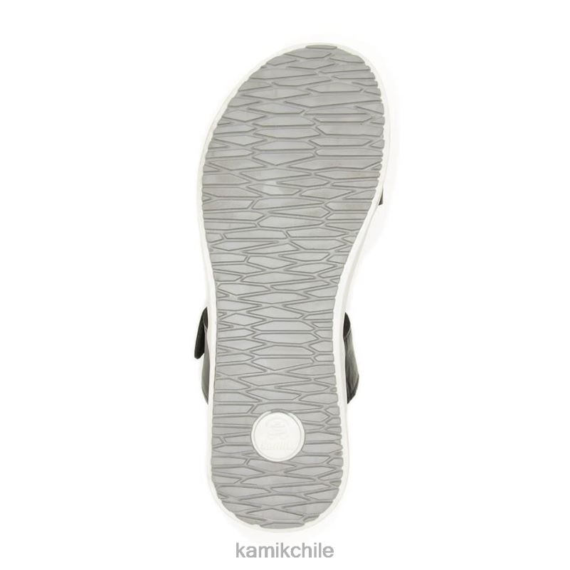 negro sandalias RJT4Z45 Kamik mujer diapositiva cara