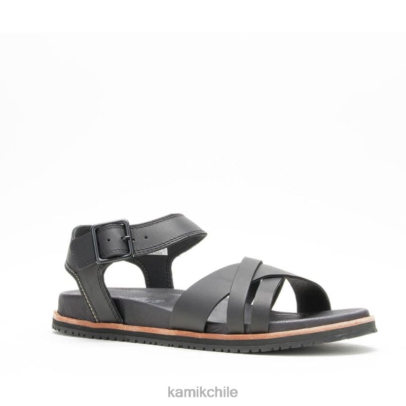 negro sandalias RJT4Z53 Kamik mujer sadie
