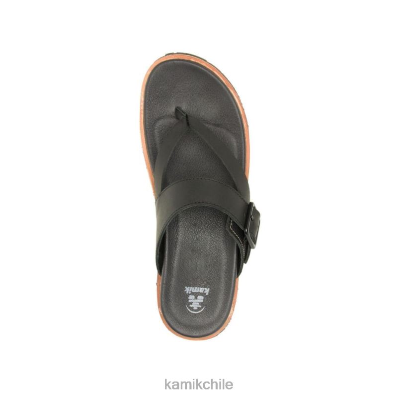 negro sandalias RJT4Z58 Kamik mujer sadie flipar