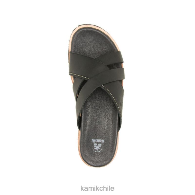 negro sandalias RJT4Z61 Kamik mujer diapositiva sadie