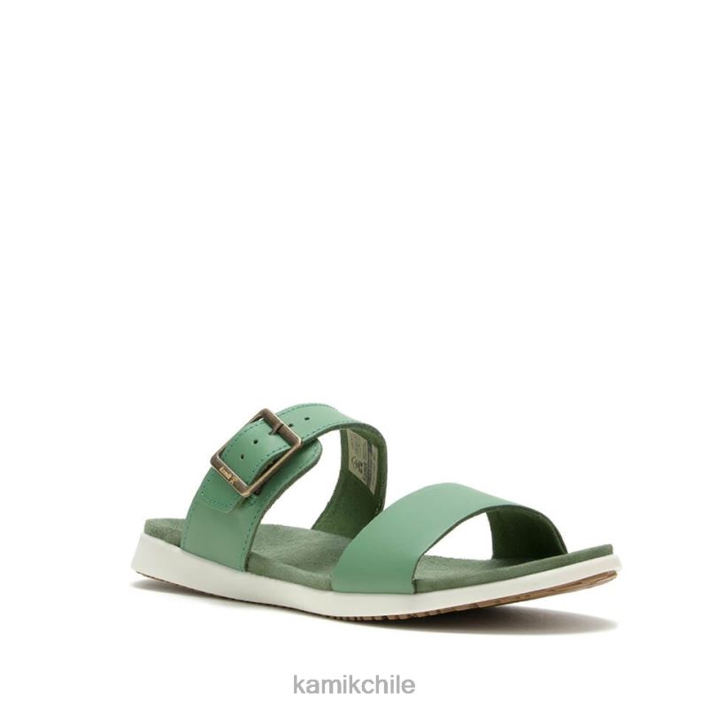 verde sandalias RJT4Z48 Kamik mujer diapositiva cara