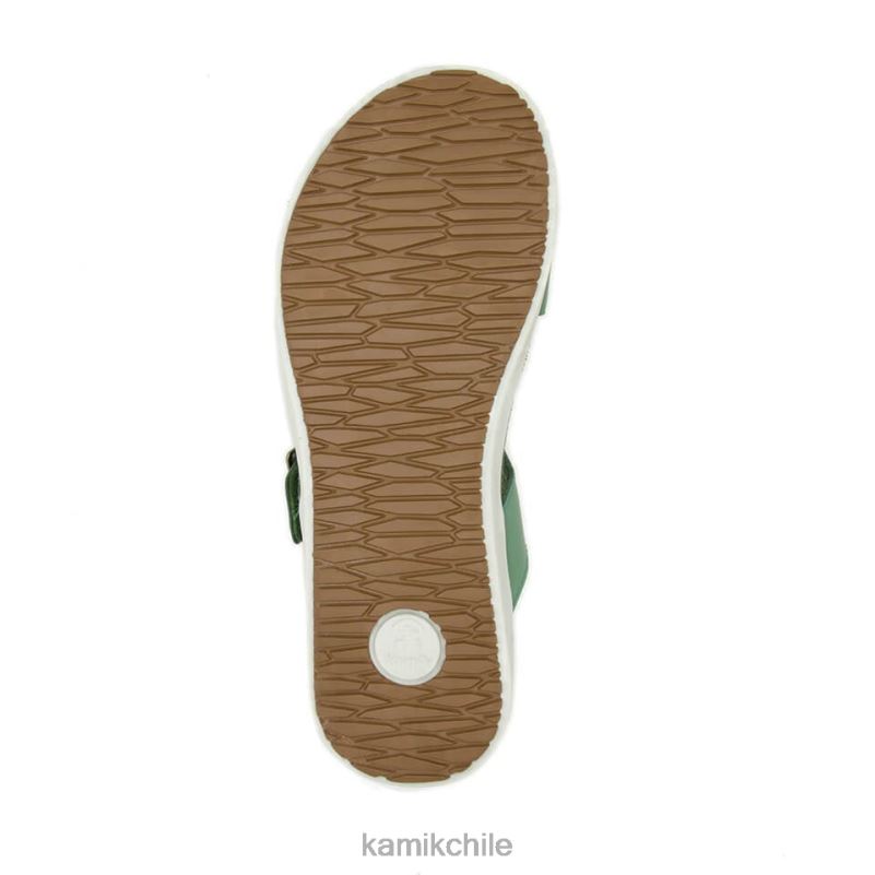 verde sandalias RJT4Z48 Kamik mujer diapositiva cara