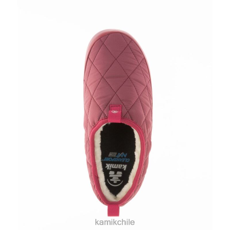 rojo zapatillas RJT4Z169 Kamik mujer hinchado