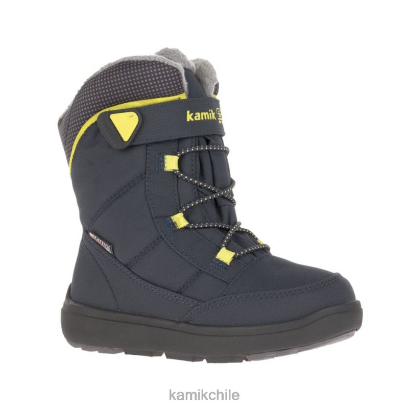 azul marino/amarillo botas de invierno RJT4Z430 Kamik niños pequeños postura 2