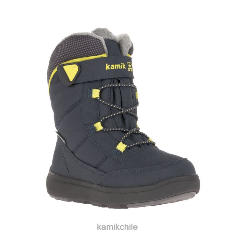 azul marino/amarillo botas de invierno RJT4Z430 Kamik niños pequeños postura 2
