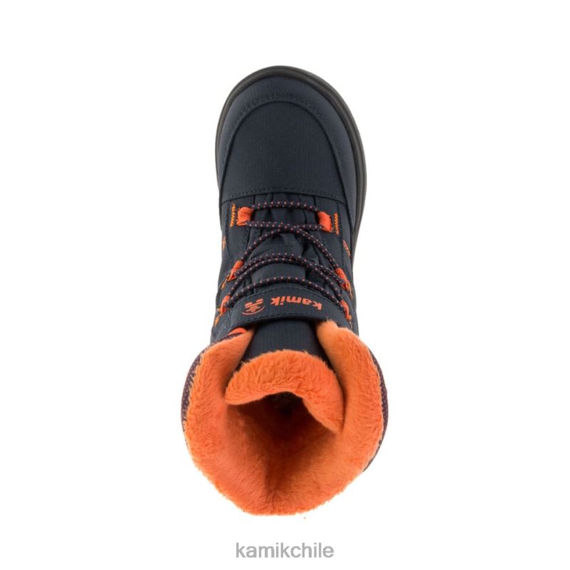 azul marino/llama botas de invierno RJT4Z431 Kamik niños pequeños postura 2