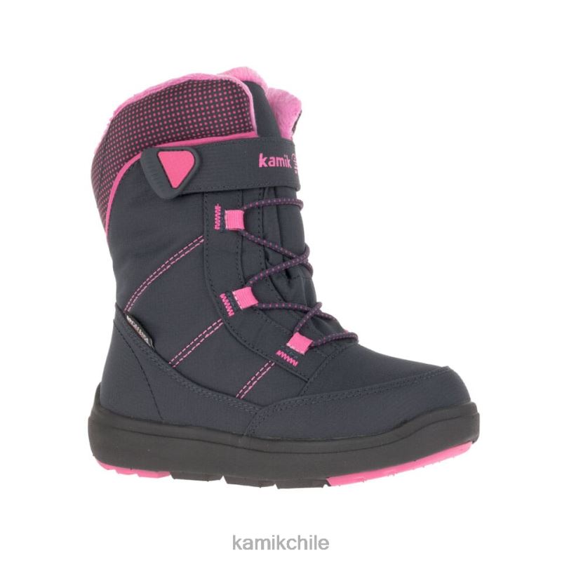 azul marino/magenta botas de invierno RJT4Z429 Kamik niños pequeños postura 2