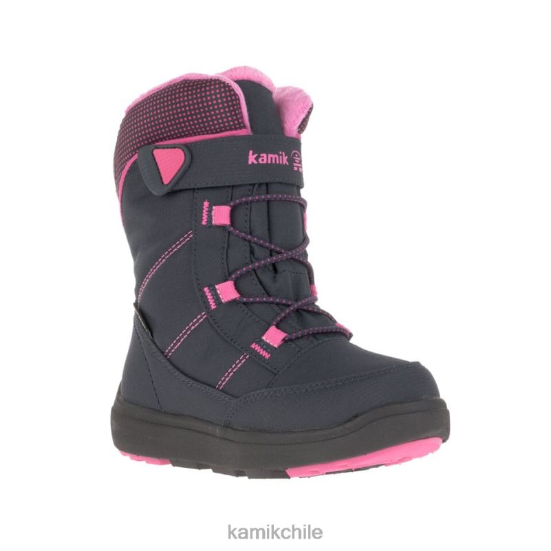 azul marino/magenta botas de invierno RJT4Z429 Kamik niños pequeños postura 2