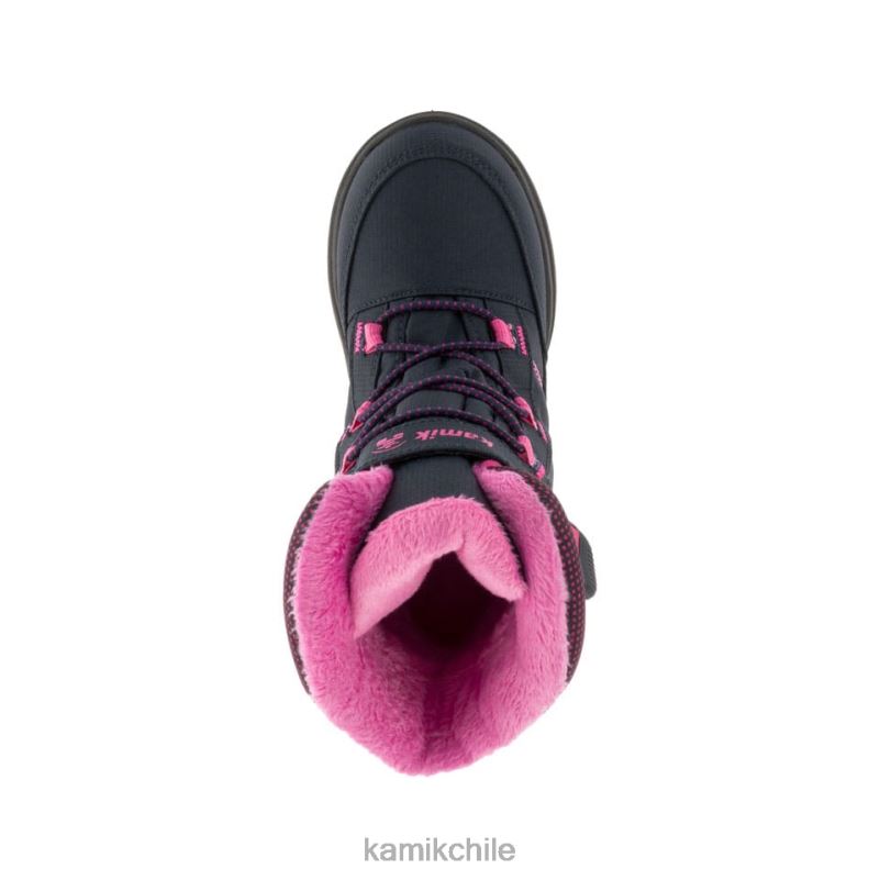 azul marino/magenta botas de invierno RJT4Z429 Kamik niños pequeños postura 2