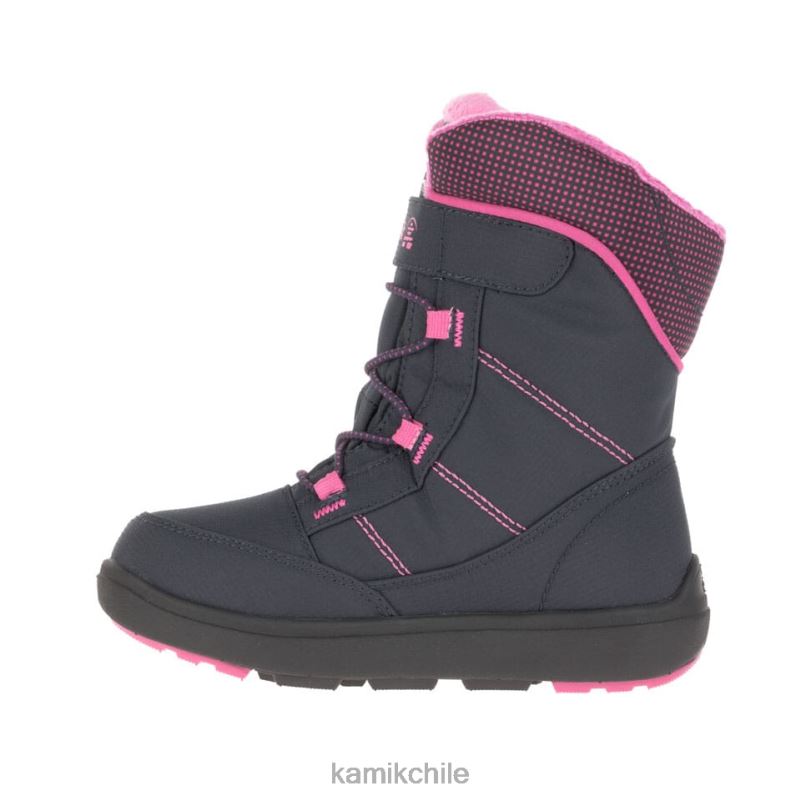 azul marino/magenta botas de invierno RJT4Z429 Kamik niños pequeños postura 2