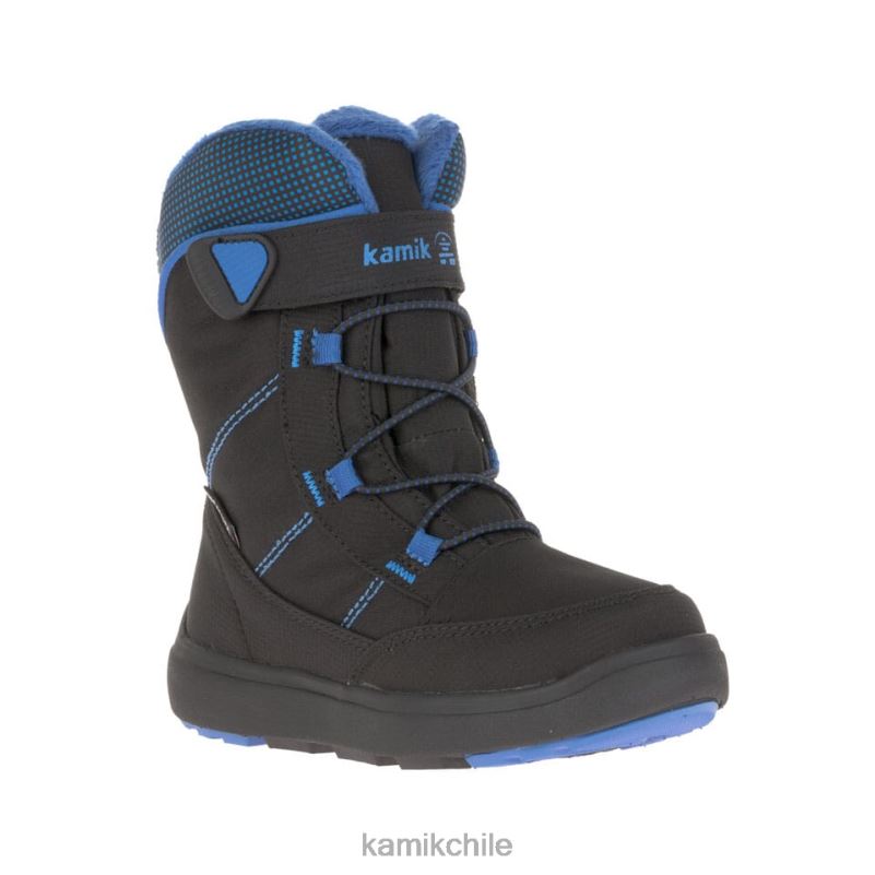 azul negro botas de invierno RJT4Z427 Kamik niños pequeños postura 2