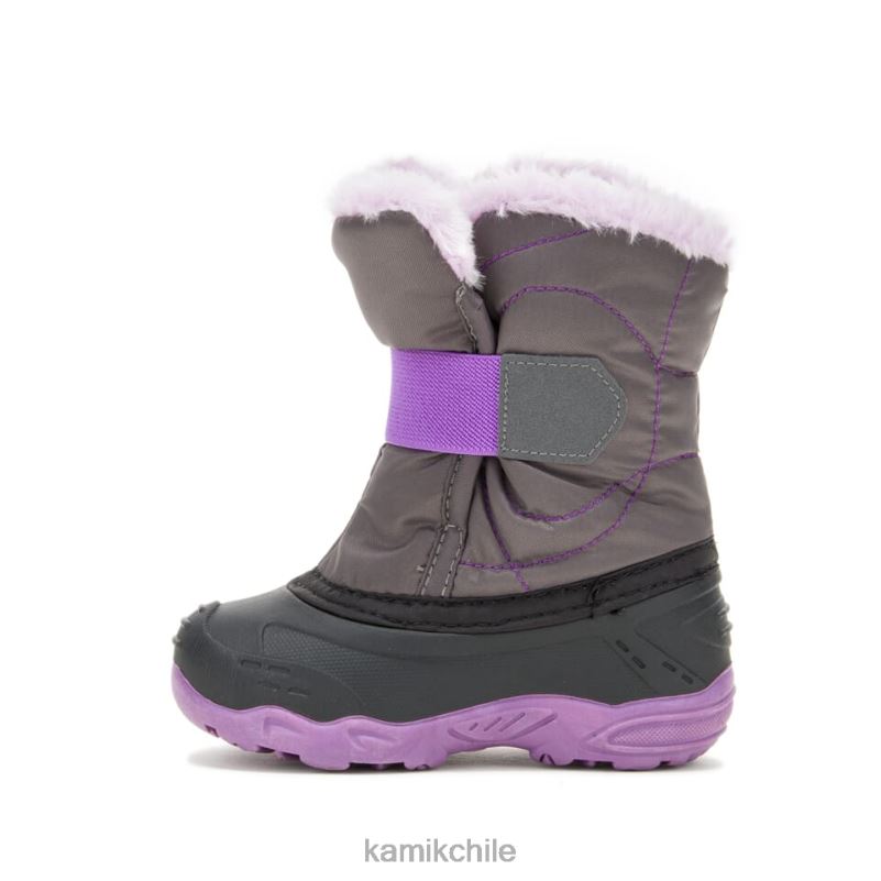 carbón/orquídea botas de invierno RJT4Z418 Kamik niños pequeños chinche de nieve f 2
