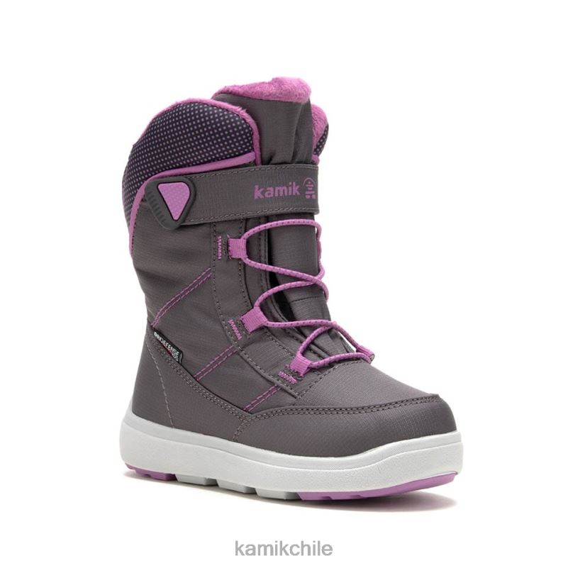 carbón/orquídea botas de invierno RJT4Z433 Kamik niños pequeños postura 2