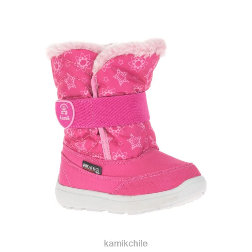 fucsia botas de invierno RJT4Z398 Kamik niños pequeños impresión de abeja de nieve