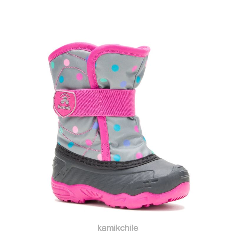 gris/rosa botas de invierno RJT4Z413 Kamik niños pequeños chinche de nieve 6