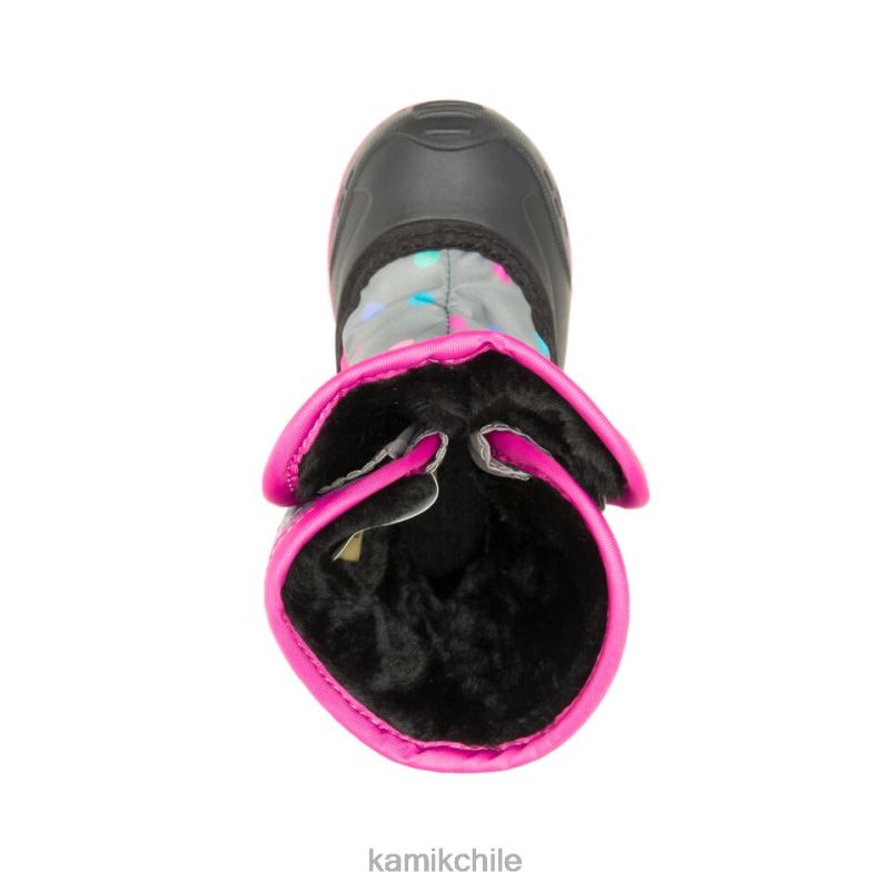 gris/rosa botas de invierno RJT4Z413 Kamik niños pequeños chinche de nieve 6