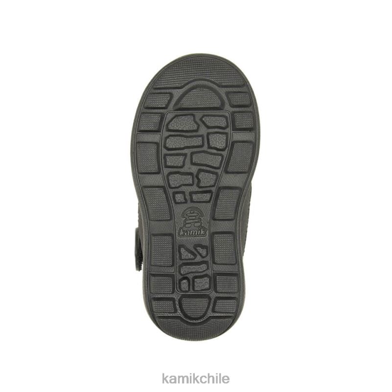 negro botas de invierno RJT4Z401 Kamik niños pequeños impresión de abeja de nieve