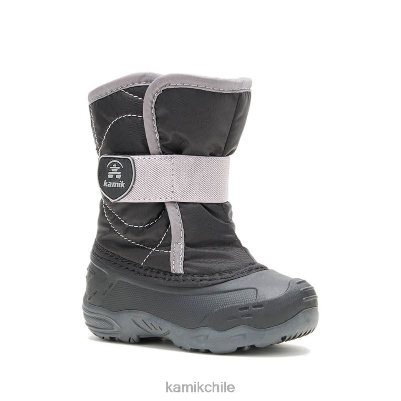negro botas de invierno RJT4Z409 Kamik niños pequeños chinche de nieve 5