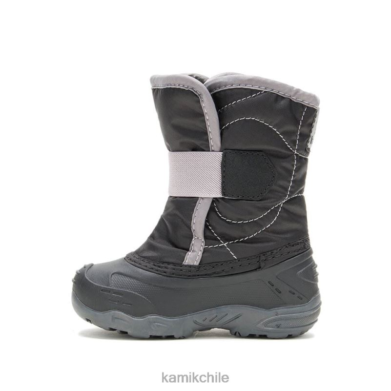 negro botas de invierno RJT4Z409 Kamik niños pequeños chinche de nieve 5