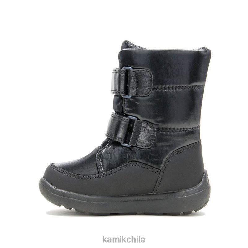 negro botas de invierno RJT4Z423 Kamik niños pequeños nevada