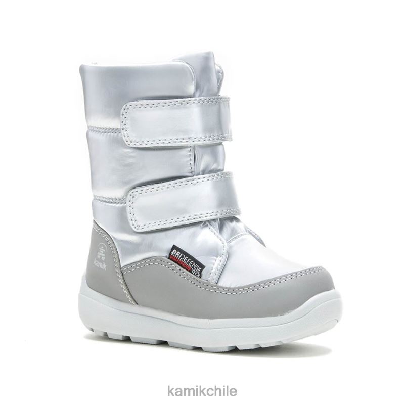 plata botas de invierno RJT4Z426 Kamik niños pequeños nevada